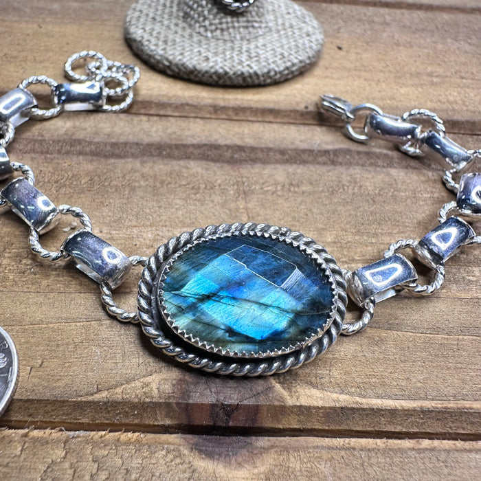 Labradorite bracelet