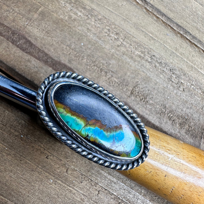 Blackjack turquoise ring