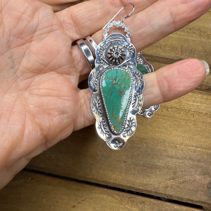Kingman Turquoise earrings