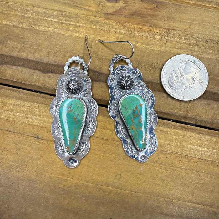 Kingman Turquoise earrings