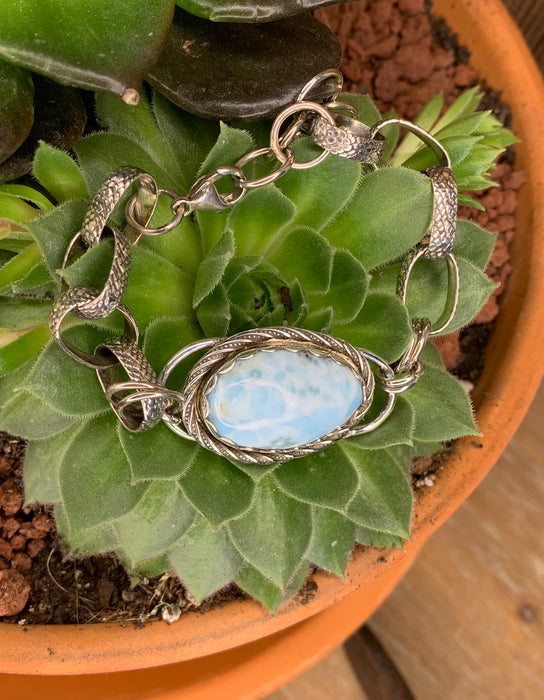 Larimar bracelet