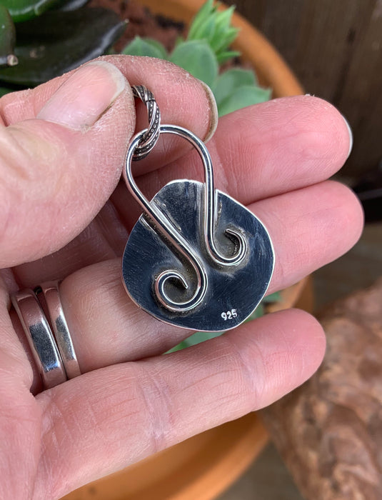 Small turquoise pendant no chain