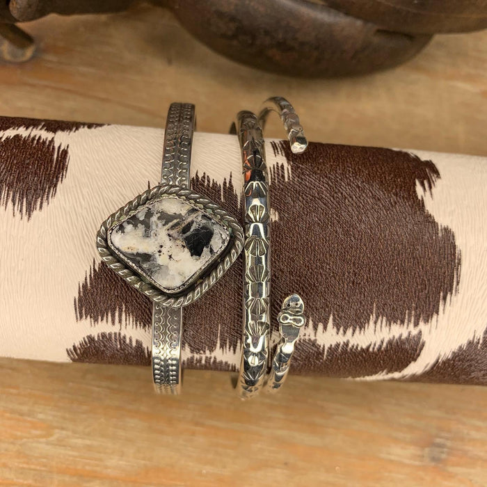 White Buffalo cuff bracelet