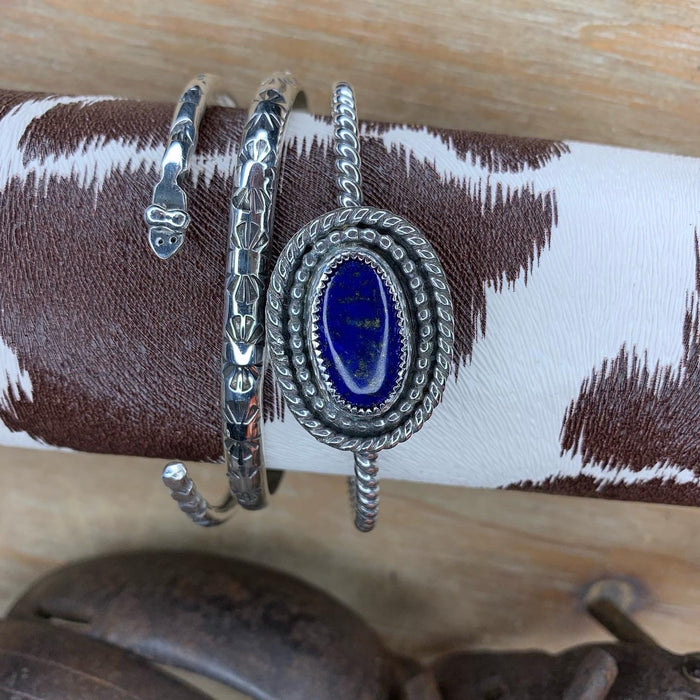 Lapis Lazuli cuff bracelet